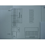 10 Segment LED Bar Graph - White