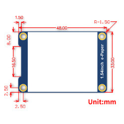 1.54inch E-Ink E-Paper Display Module