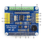 Raspberry Pi High-Precision AD/DA Expansion Board