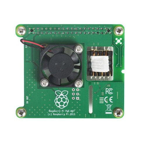 Power-over-Ethernet PoE-HAT für Raspberry Pi
