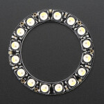 NeoPixel Ring - 16 x 5050 RGBW LEDs w/ Integrated Drivers - Natural White - ~4500K