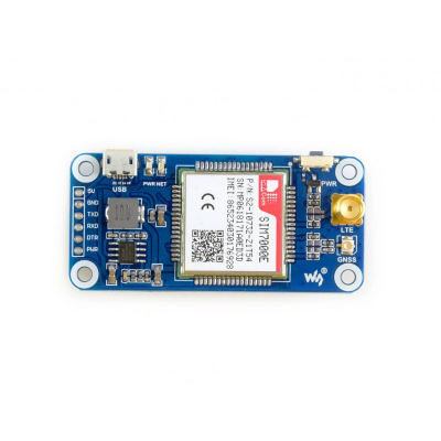 NB-IoT - eMTC - EDGE - GPRS - GNSS HAT for Raspberry Pi