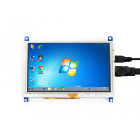 5" HDMI Resistive LCD with Case for Raspberry Pi 800x480