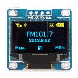 OLED 0.9" I2C - Dual Color Yellow - Blue