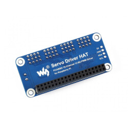 Servo Driver HAT for Raspberry Pi with 16-Channel 12-Bit and I2C