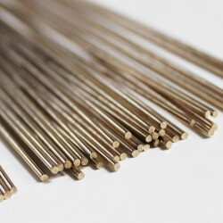 Messing Rundprofil 1mm 50cm