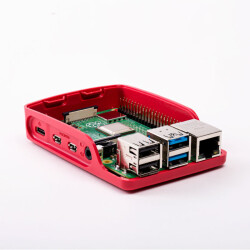 Raspberry Pi 4 Rot Weiß Gehäuse Offiziell