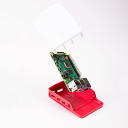 Raspberry Pi 4 Rot Weiß Gehäuse Offiziell
