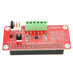 ADC mit PGA - 4-Kanal - 16Bit - ADS1115 - I2C für Raspberry Pi