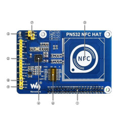 PN532 NFC HAT for Raspberry Pi I2C - SPI - UART