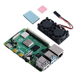Dual Fan with Heatsink for Rasperry Pi