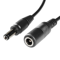 Barrel Jack Extension Cable - M-F  (92cm)
