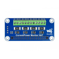 4 Channel Current Voltage Power Monitor HAT - I2C and SMBUS