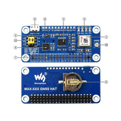 MAX-7Q GNSS HAT for Raspberry Pi