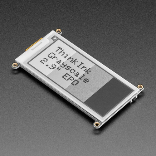 Adafruit 2.9" Grayscale eInk / ePaper Display FeatherWing - 4 Level Grayscale
