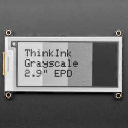 Adafruit 2.9" Grayscale eInk / ePaper Display FeatherWing - 4 Level Grayscale