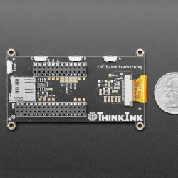 Adafruit 2.9" Grayscale eInk / ePaper Display FeatherWing - 4 Level Grayscale