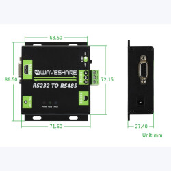 RS232 auf RS485 Konverter - Industrie Level