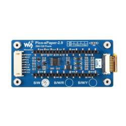 Pico 2.9" E-Paper SPI LCD Display 296x128 Schwarz - Weiß für Raspberry Pi Pico