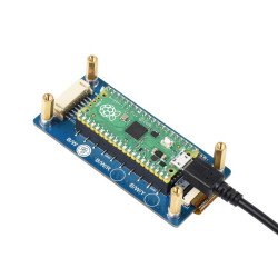 Pico 2.9" E-Paper SPI LCD Display 296x128 Schwarz - Weiß für Raspberry Pi Pico