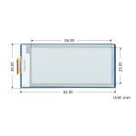 Pico 2.9" E-Paper SPI LCD Display 296x128 Schwarz - Weiß für Raspberry Pi Pico