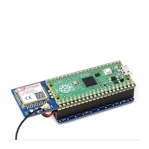 Pico SIM7020E NB-IoT Modul für Raspberry Pi Pico ohne Header aufgelötet