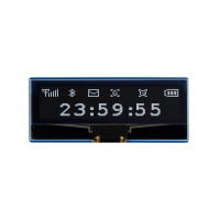2.23 Zoll OLED Display für Raspberry Pi Pico - 128x32px - SPI - I2C