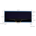Pico 2.23" OLED 128x32 SPI I2C