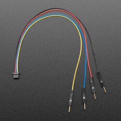 STEMMA QT / Qwiic JST SH 4-pin to Premium Male Headers...