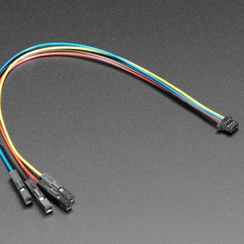 STEMMA QT / Qwiic JST SH 4-pin Cable with Premium Female Sockets - 150mm Long