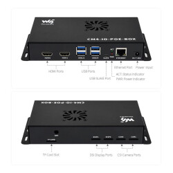 Compute Module 4 Mini Computer mit PoE