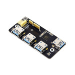 PCIe zu USB 3.2 Gen1 Adapter für Raspberry Pi Compute Module 4 IO Board - 4x HS USB