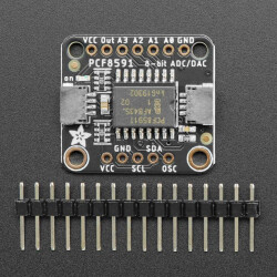 Adafruit PCF8591 Quad 8-bit ADC + 8-bit DAC - STEMMA QT / Qwiic
