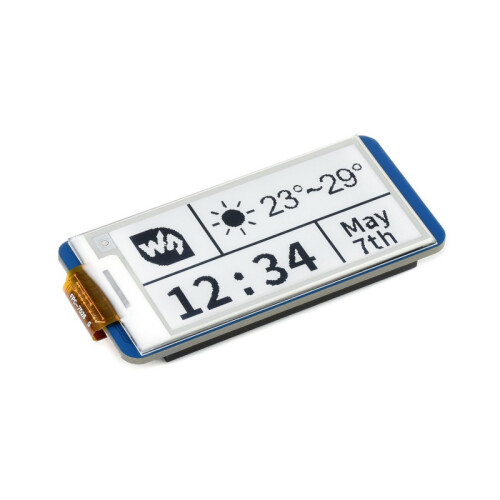 2.13" E-Paper Display 250x122 für Raspberry Pi Pico