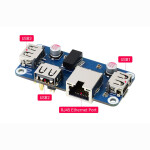Raspberry Pi Zero 2 W mit Ethernet - USB HAT und Gehäuse