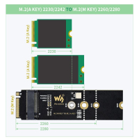 M.2 M KEY zu A KEY Adapter