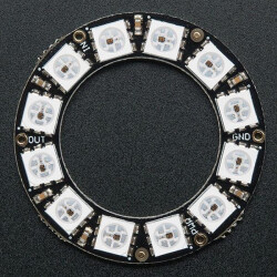 NeoPixel Ring - 12 x WS2812 5050 RGB LED with Integrated Drivers