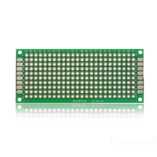 Prototype PCB Circuit Board - 30x70 - 240 Holes